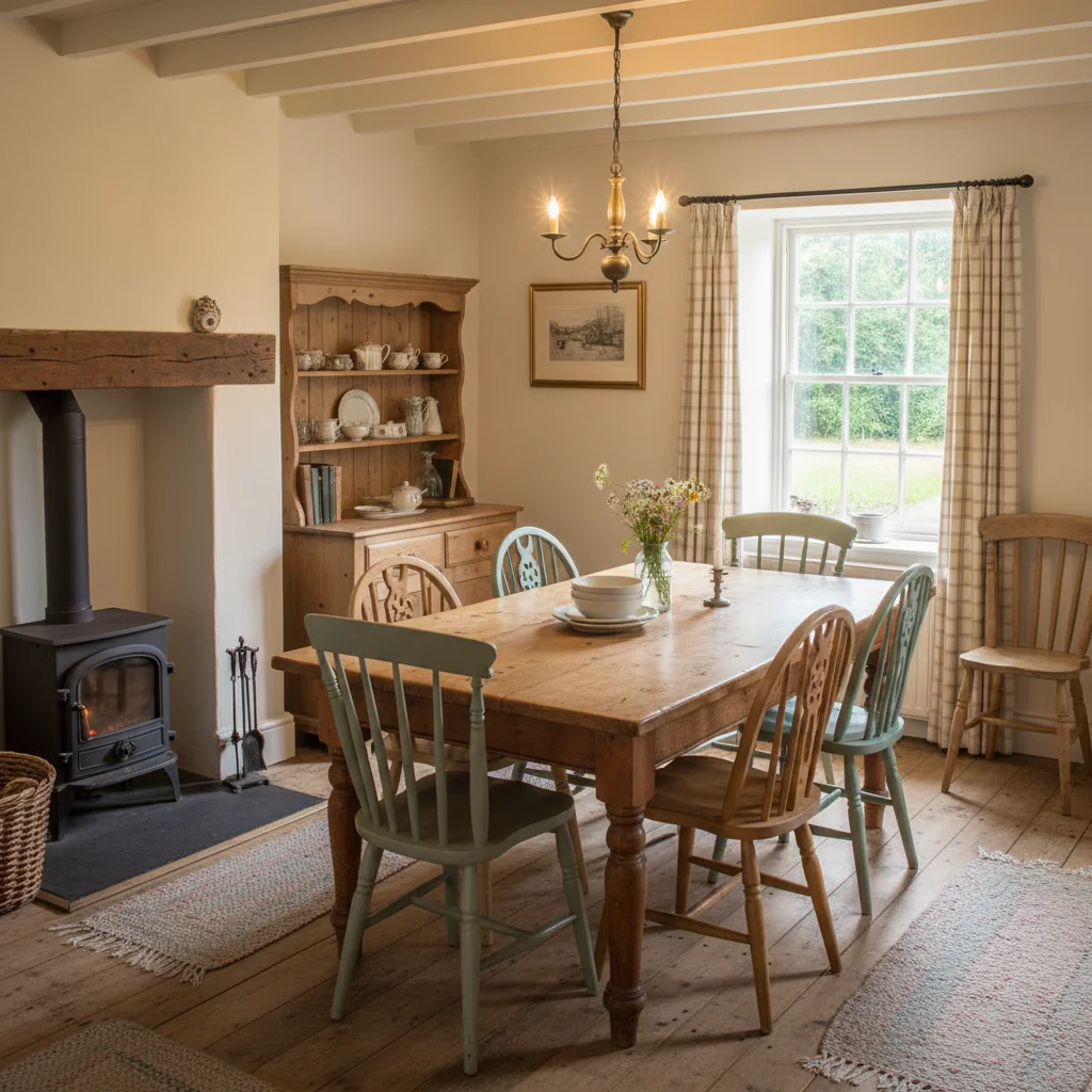 The Dining Room - farmhouse table for group meals