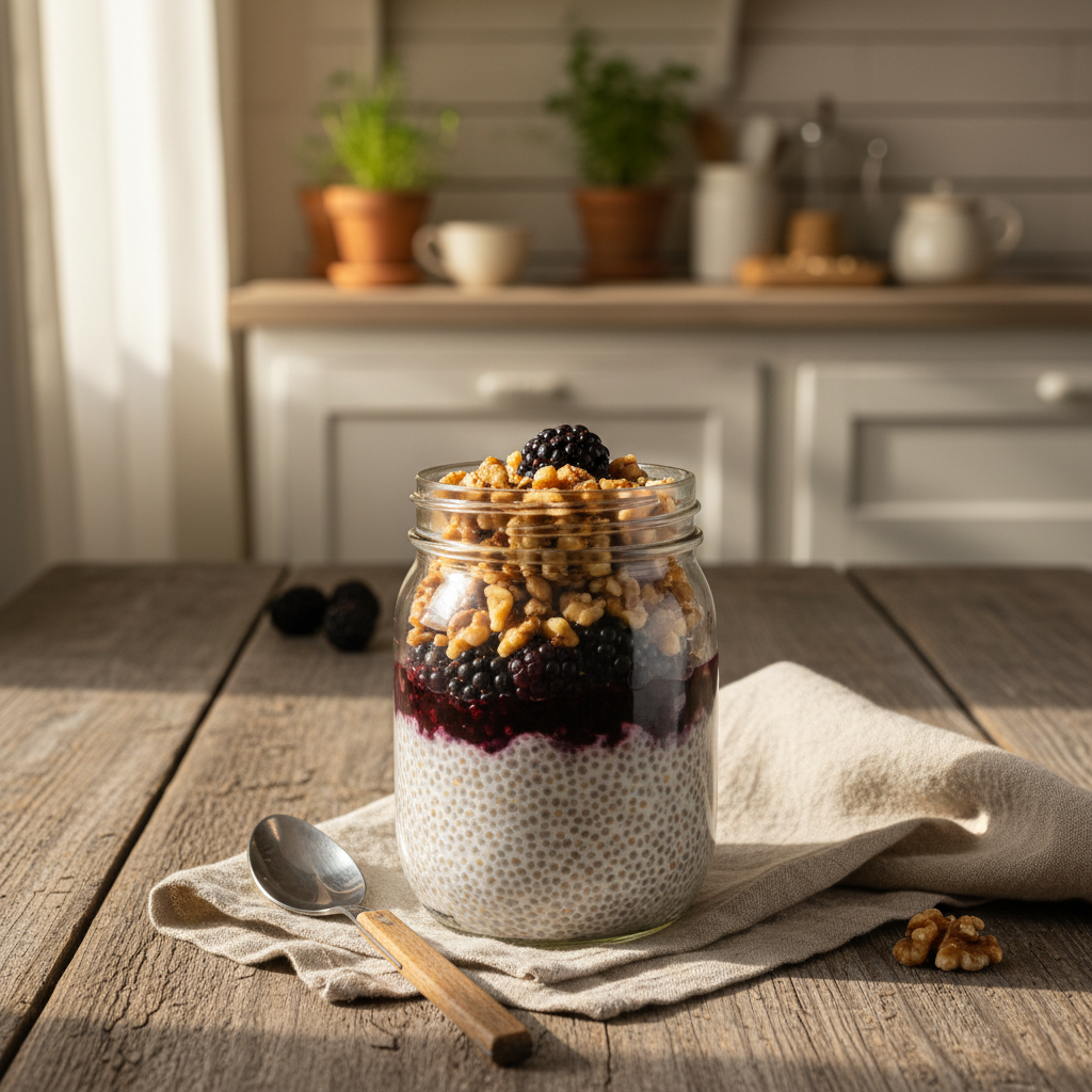 Blackberry Chia Pudding