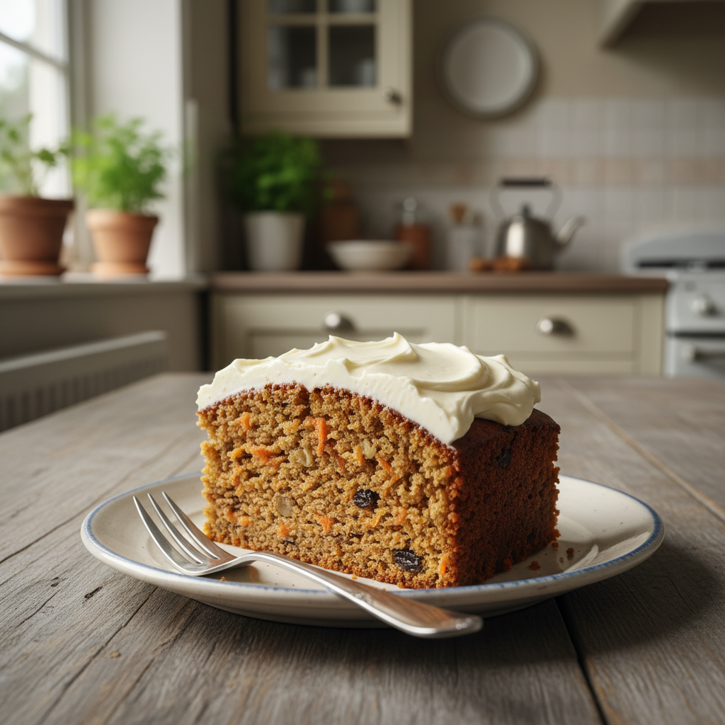 Honey-Sweetened Carrot Cake
