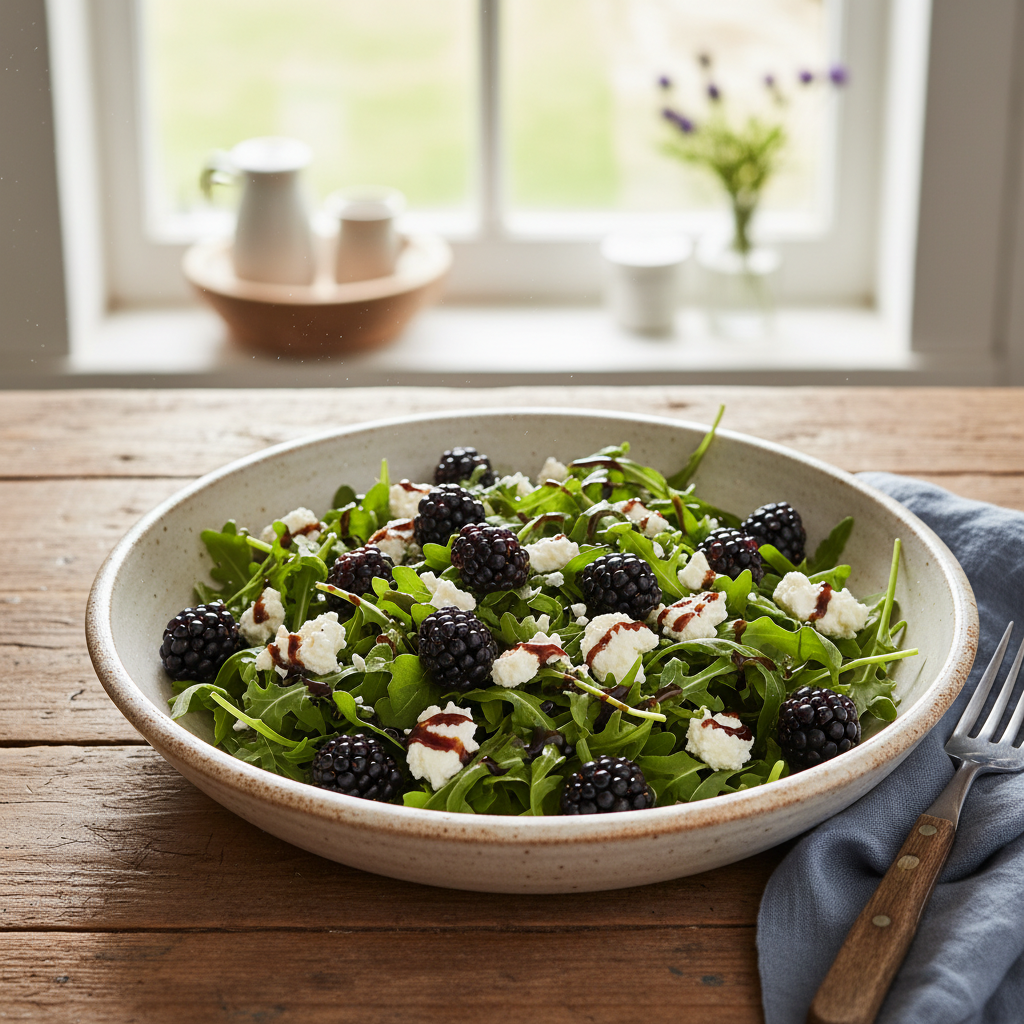 Blackberry and Arugula Salad