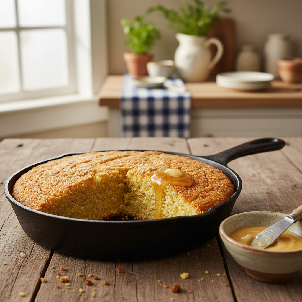 Honey Cornbread Muffins